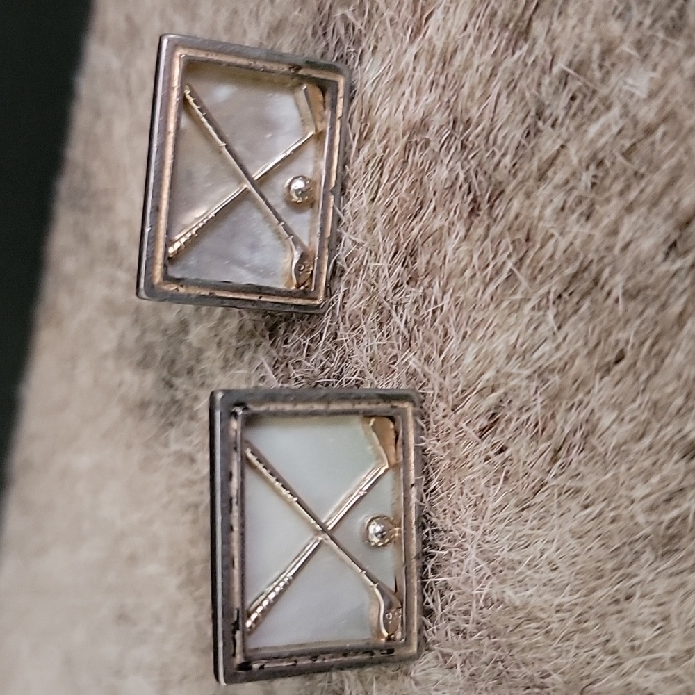 Vtg. Swank Golfers Cufflinks